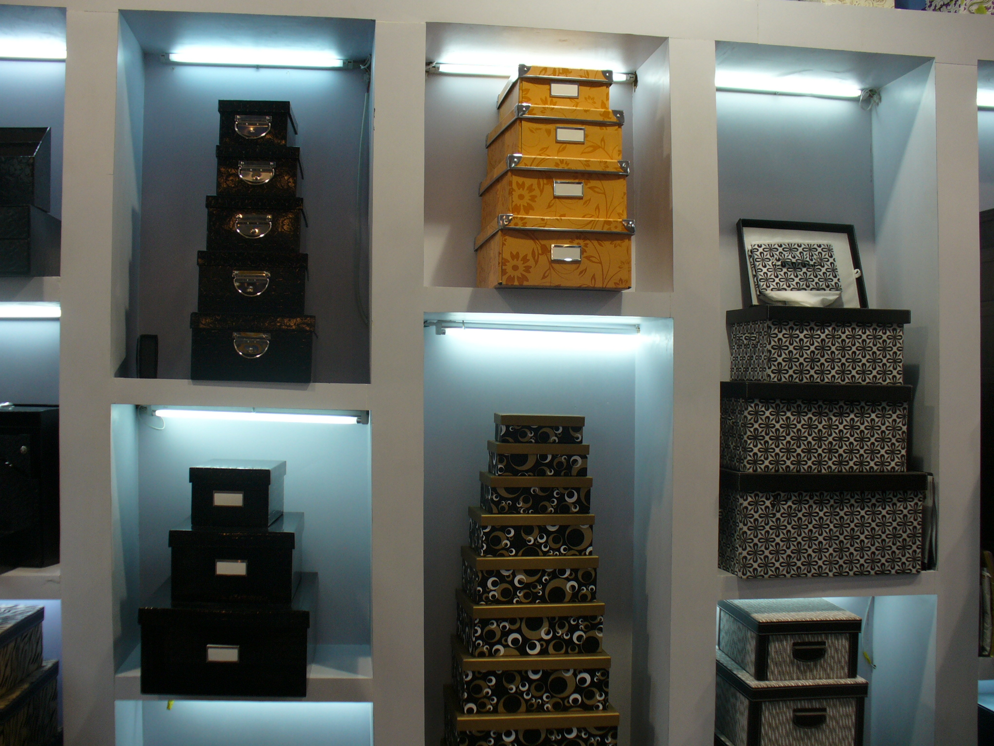 Handmade luxury paper gift box exhibition booth
